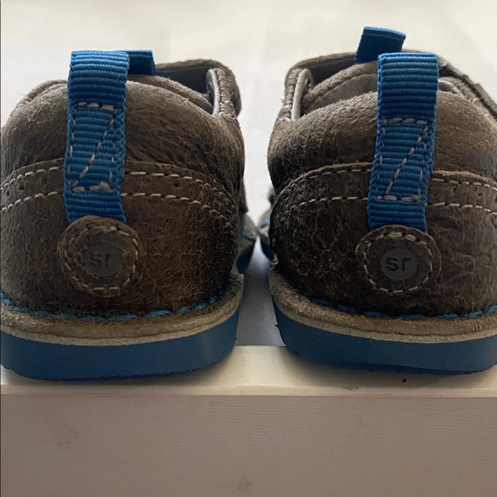 Stride Rite Medallion Collection Winston Boys Grey Leather Shoes